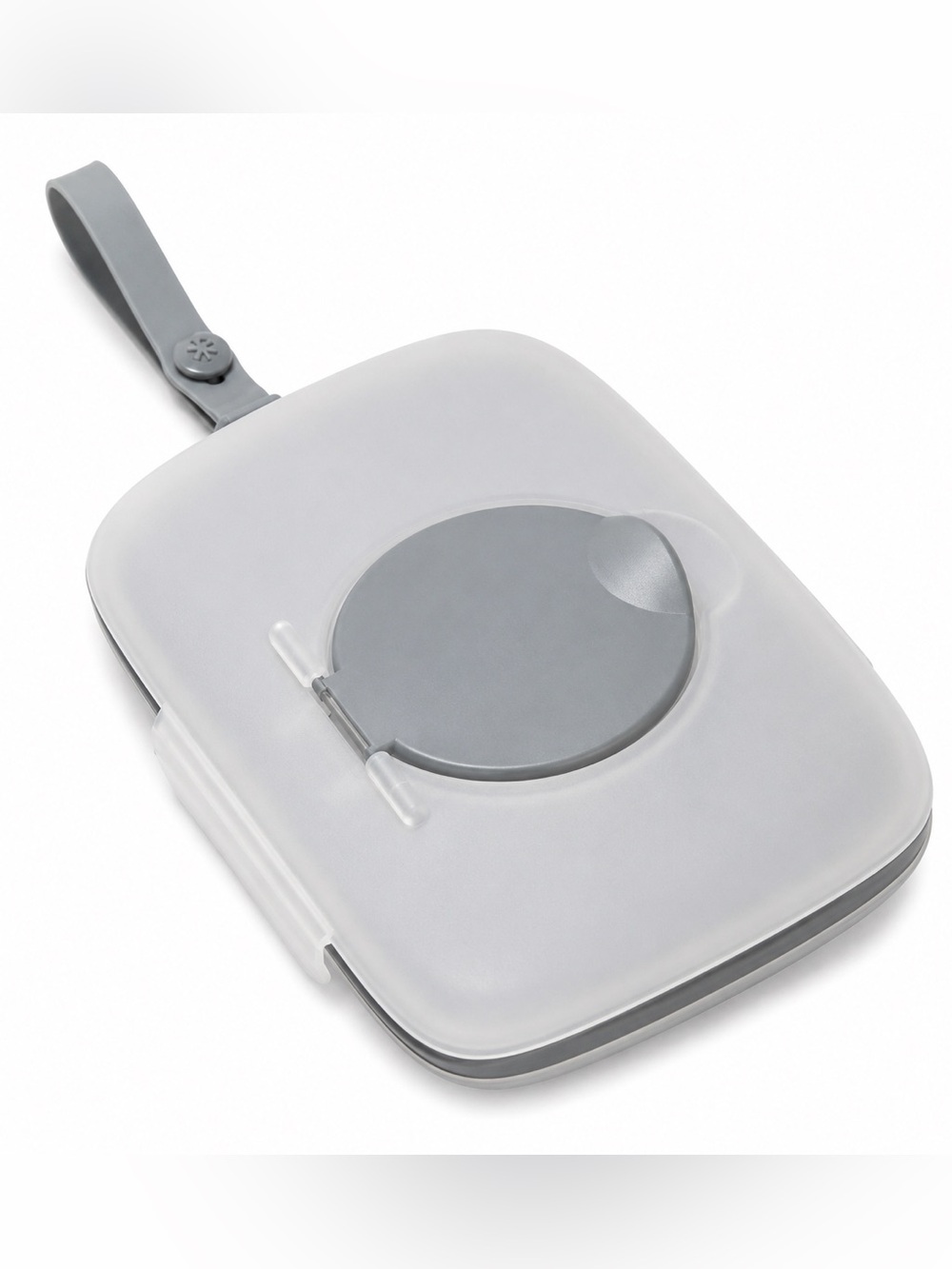 Skip Hop Portable Baby Wipes Dispenser Case Gray Travel Stroller Diaper Bag